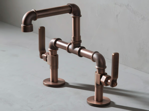 ELAN VITAL - 2 hole brass washbasin tap _ The Watermark Collection